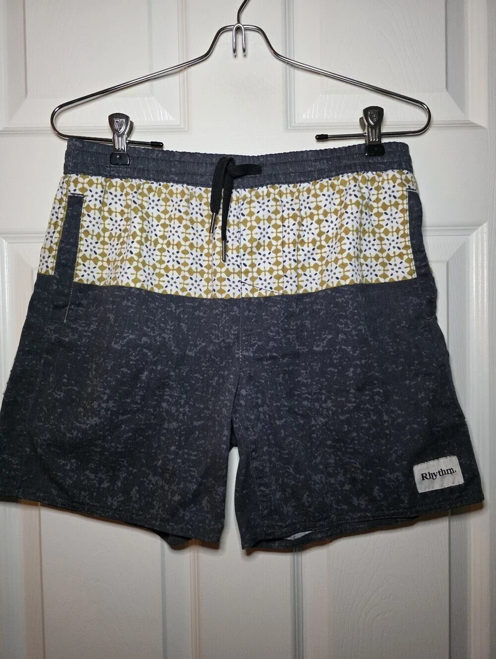 Rhythm | Drawstring Cotton Blend  Shorts Sz 30